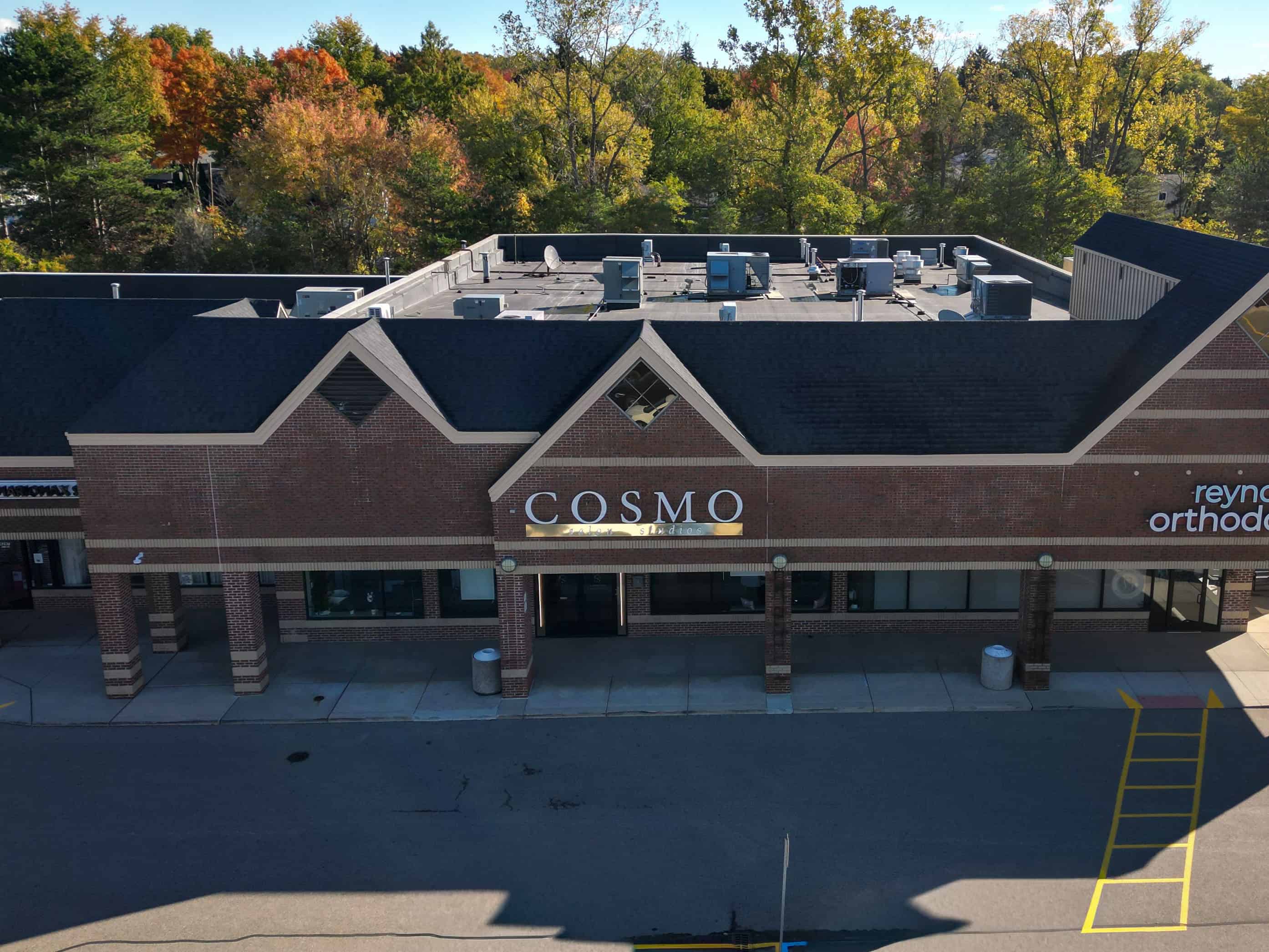 Macomb Cosmo Salon Studios building exterior