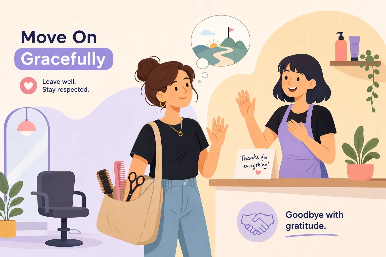 How to Quit a Commission Salon Without Burning Bridges
