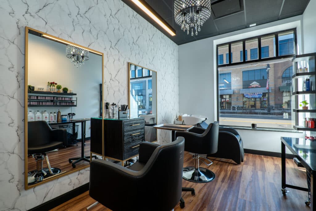 Full Cosmo suite view with professional finishes in Dearborn